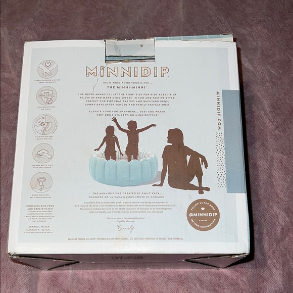 MINNIDIP Limited Edition Resort Collection Minni Tufted Pool 35 gal.  New in box - Picture 6 of 7